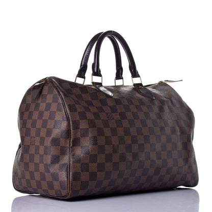 Louis Vuitton Damier Ebene Speedy 35 3 of 9