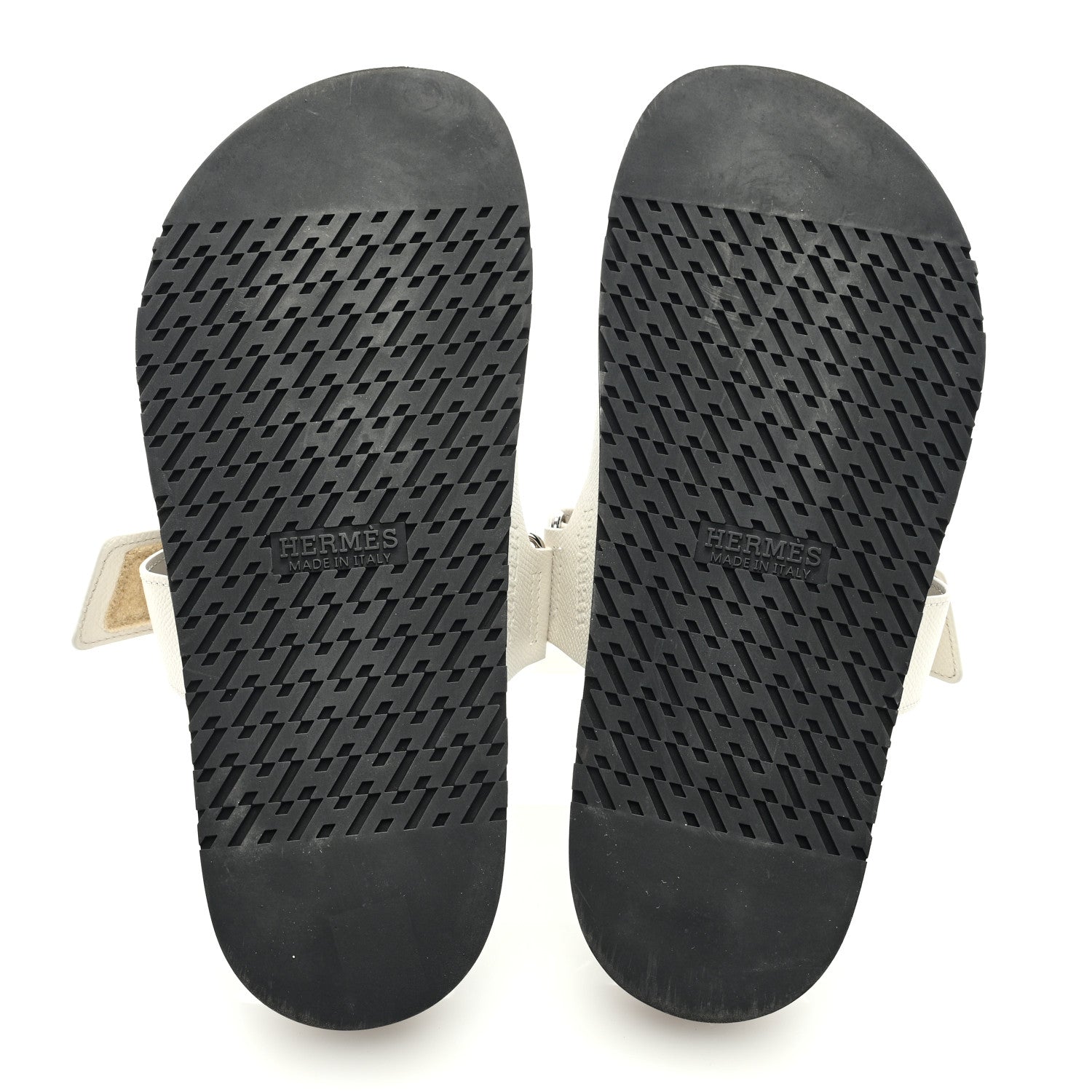 Hermes Epsom Chypre Sandals 40 Beige Glaise 5 of 9