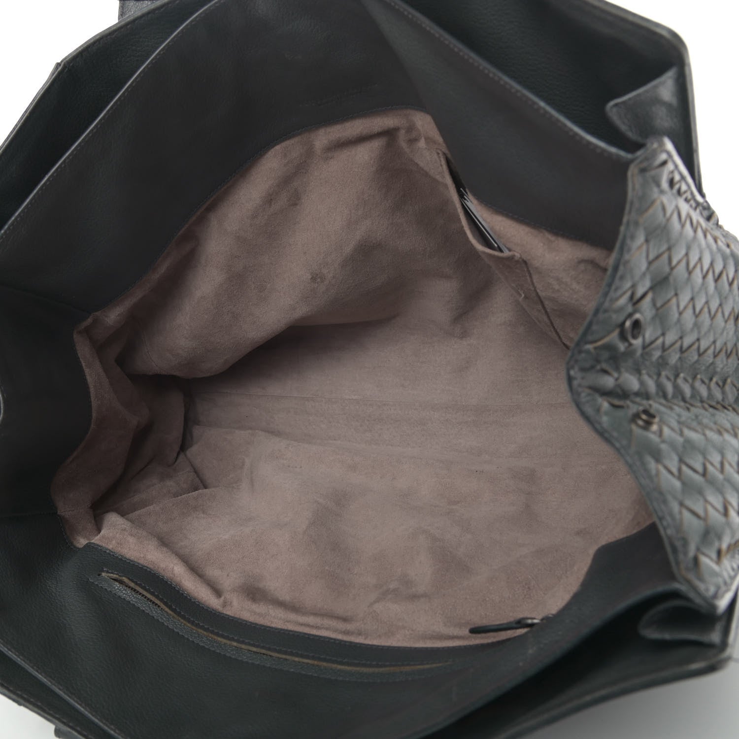 Bottega Veneta Nappa Intrecciato Large Top Handle Tote Grey 4 of 11