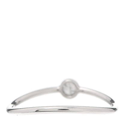 Tiffany Platinum Diamond Elsa Peretti Single-Row Wave Ring 49 5 3 of 4