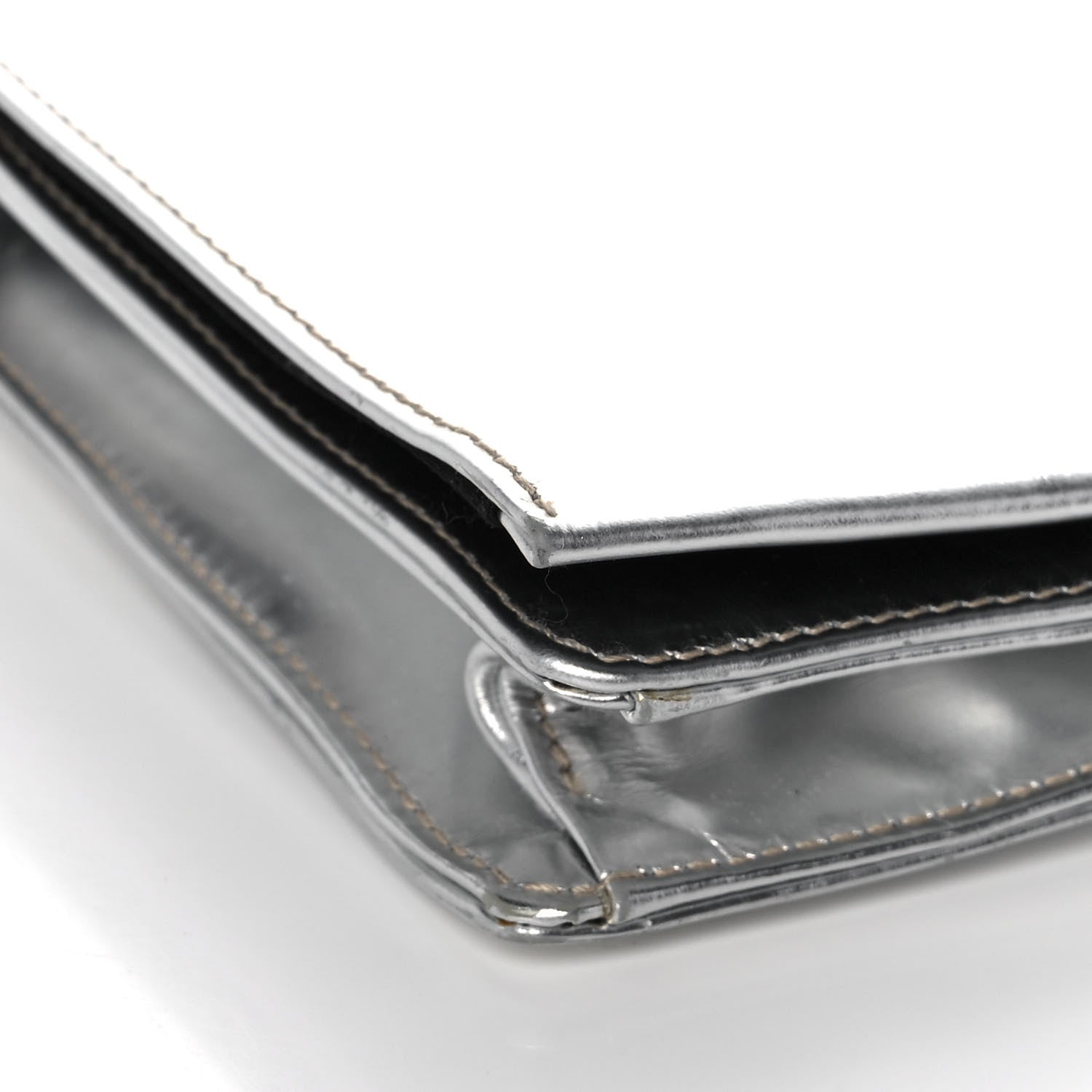 Prada Metallic Pouch Silver 8 of 10