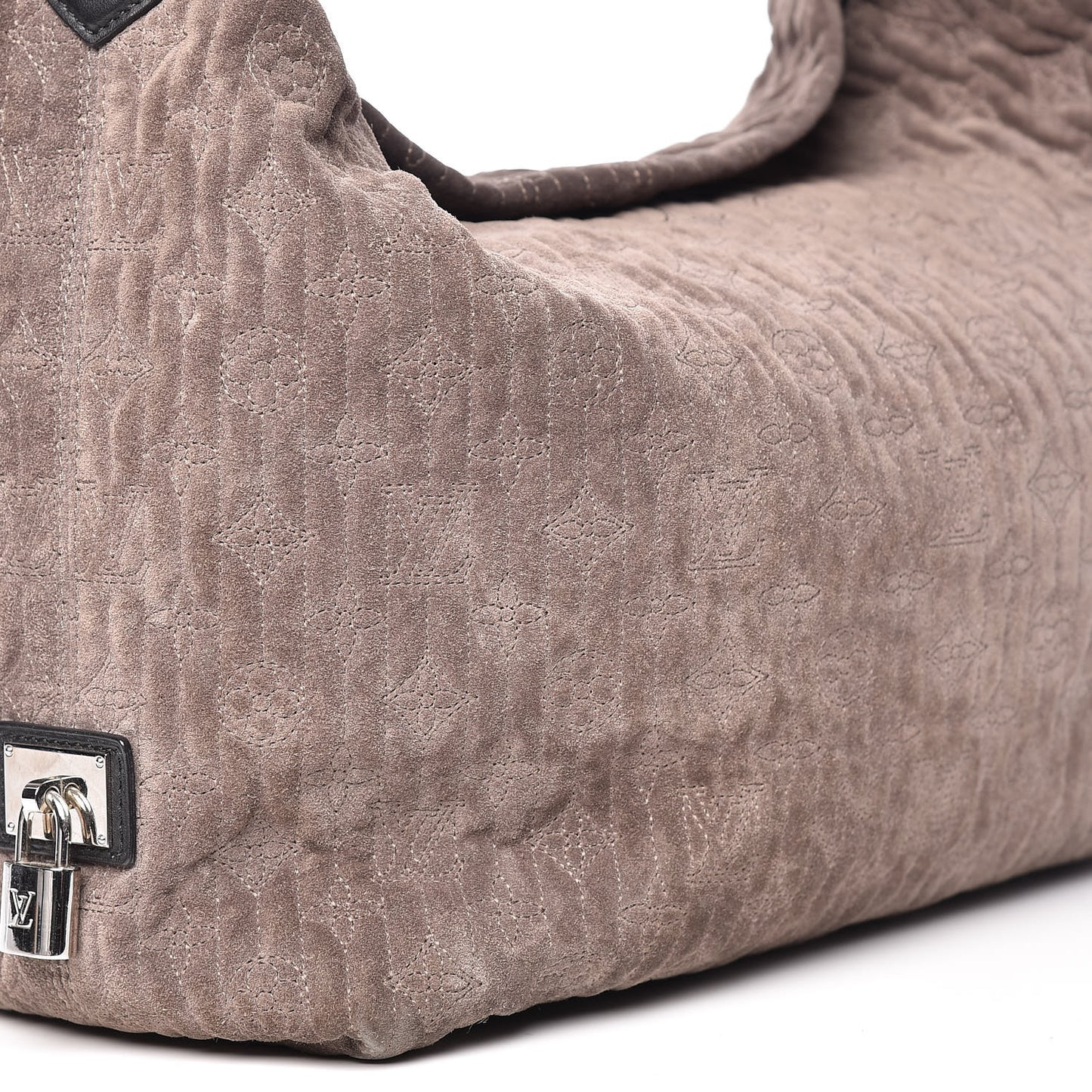 Monogram Suede Antheia Hobo PM BBrown