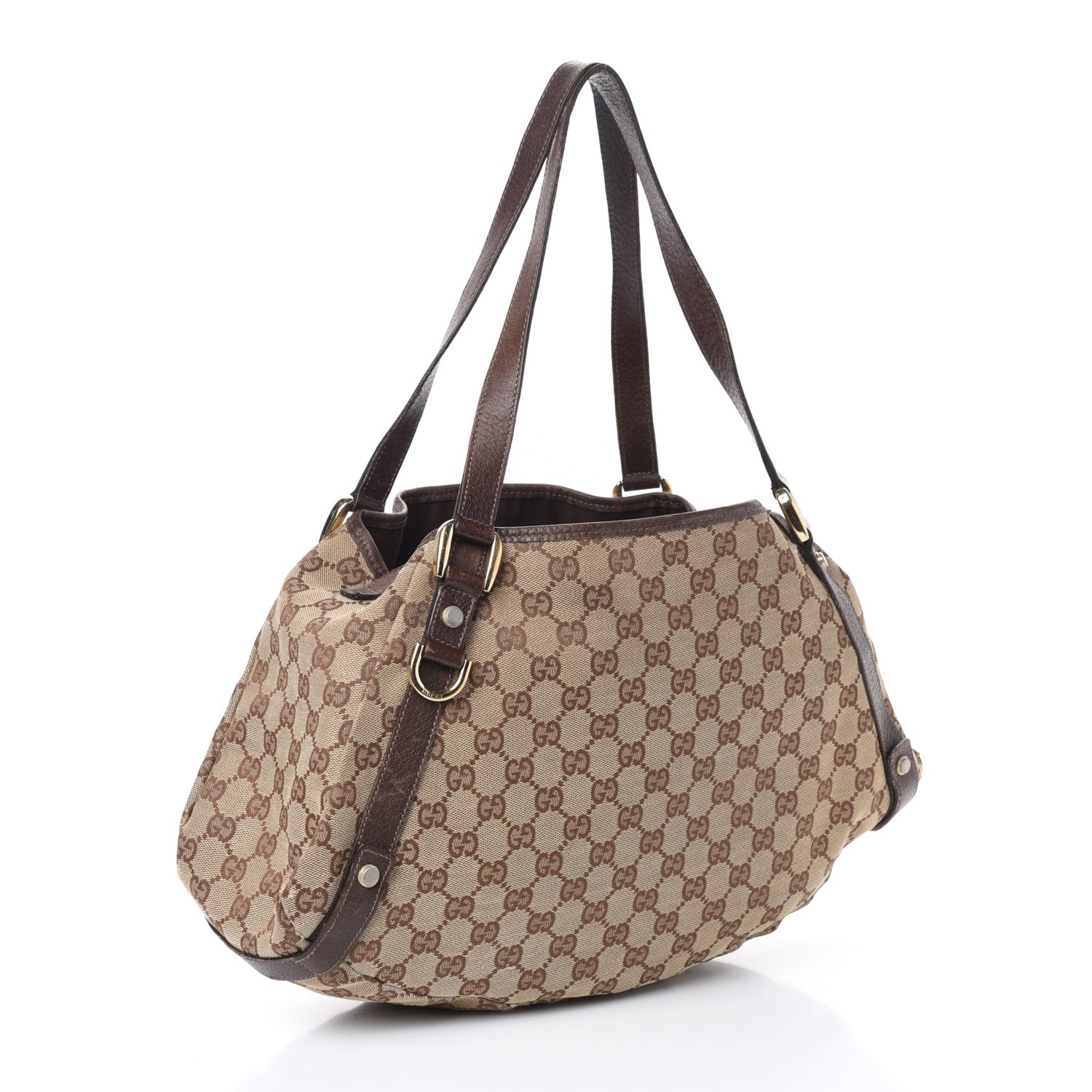 Gucci Monogram Medium Abbey Shoulder Bag Dark Brown 3 of 9