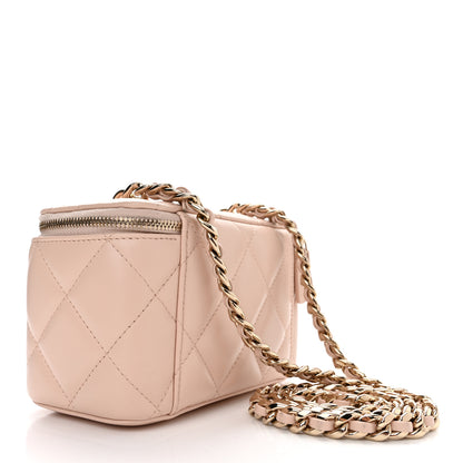 Chanel Lambskin Vanity Case Light Pink 3 of 11