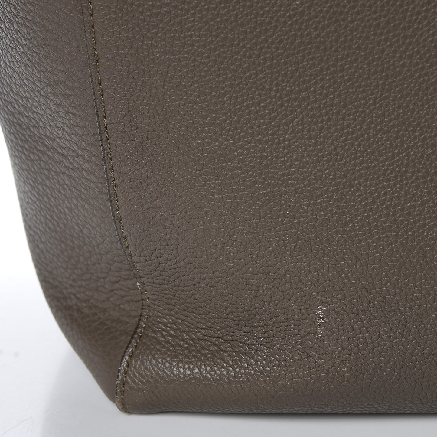 Soft Grained Calfskin Small Belt Cabas Phantom Taupe