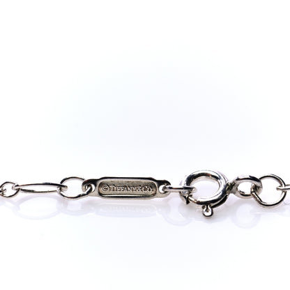 Tiffany Sterling Silver Large Crown Key Pendant Link Necklace 5 of 6