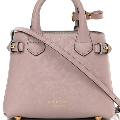 Burberry Grainy Calfskin House Check Baby Banner Tote Pale Orchid 9 of 14