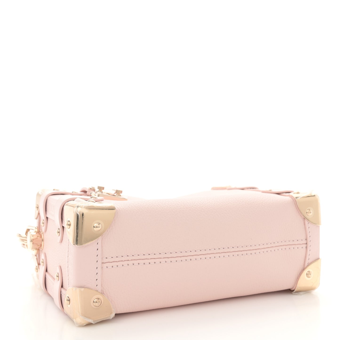 Calfskin Side Trunk PM Pink Pearl