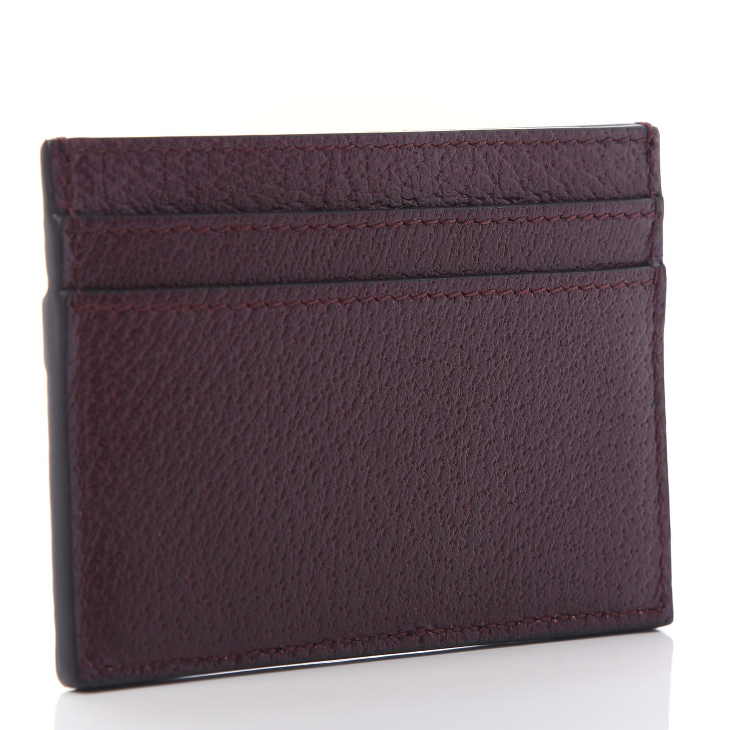 Calfskin Web GG Ophidia Card Holder Vintage Bordeaux