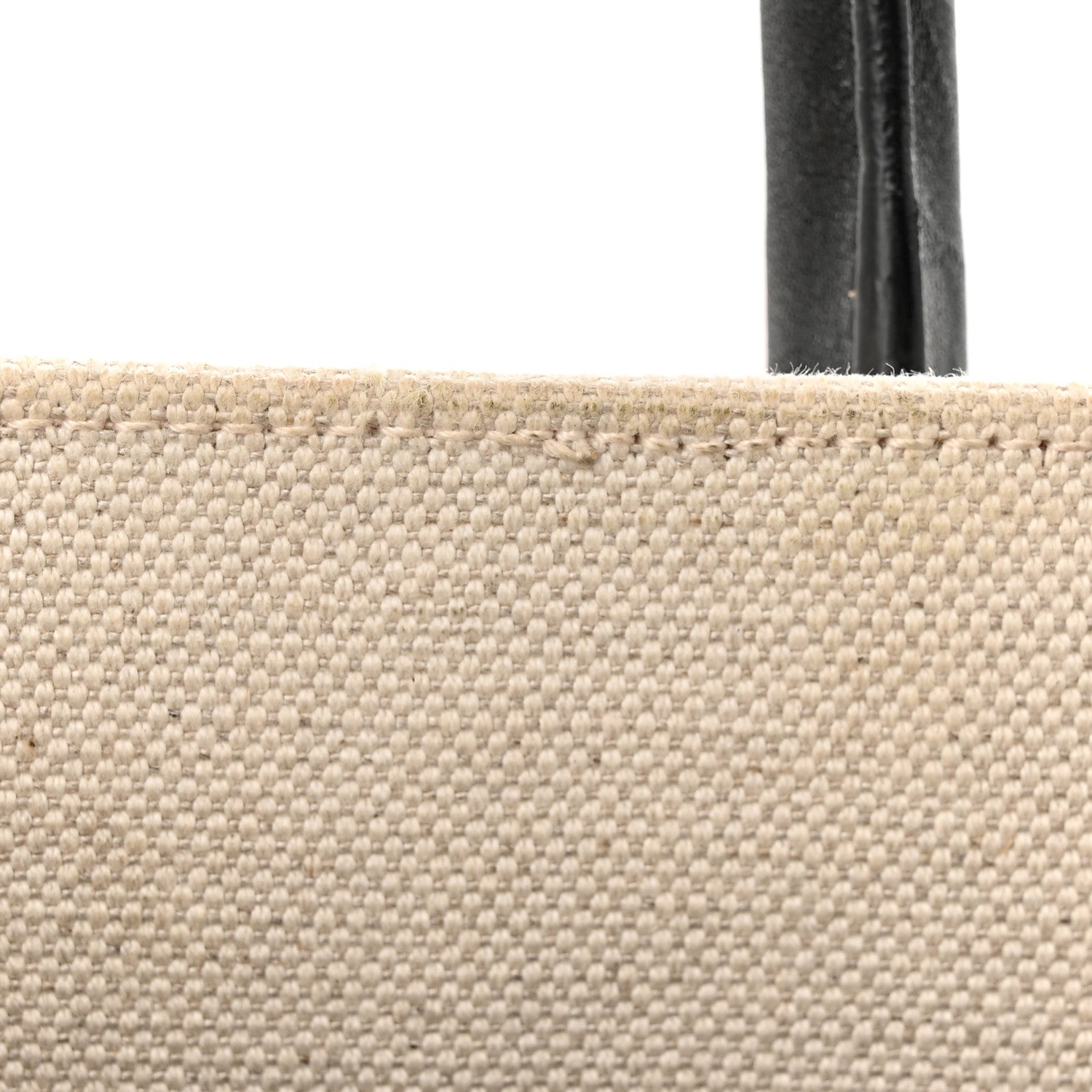 Saint Laurent Linen Calfskin Small Rive Gauche Tote Greggio Natural 13 of 14