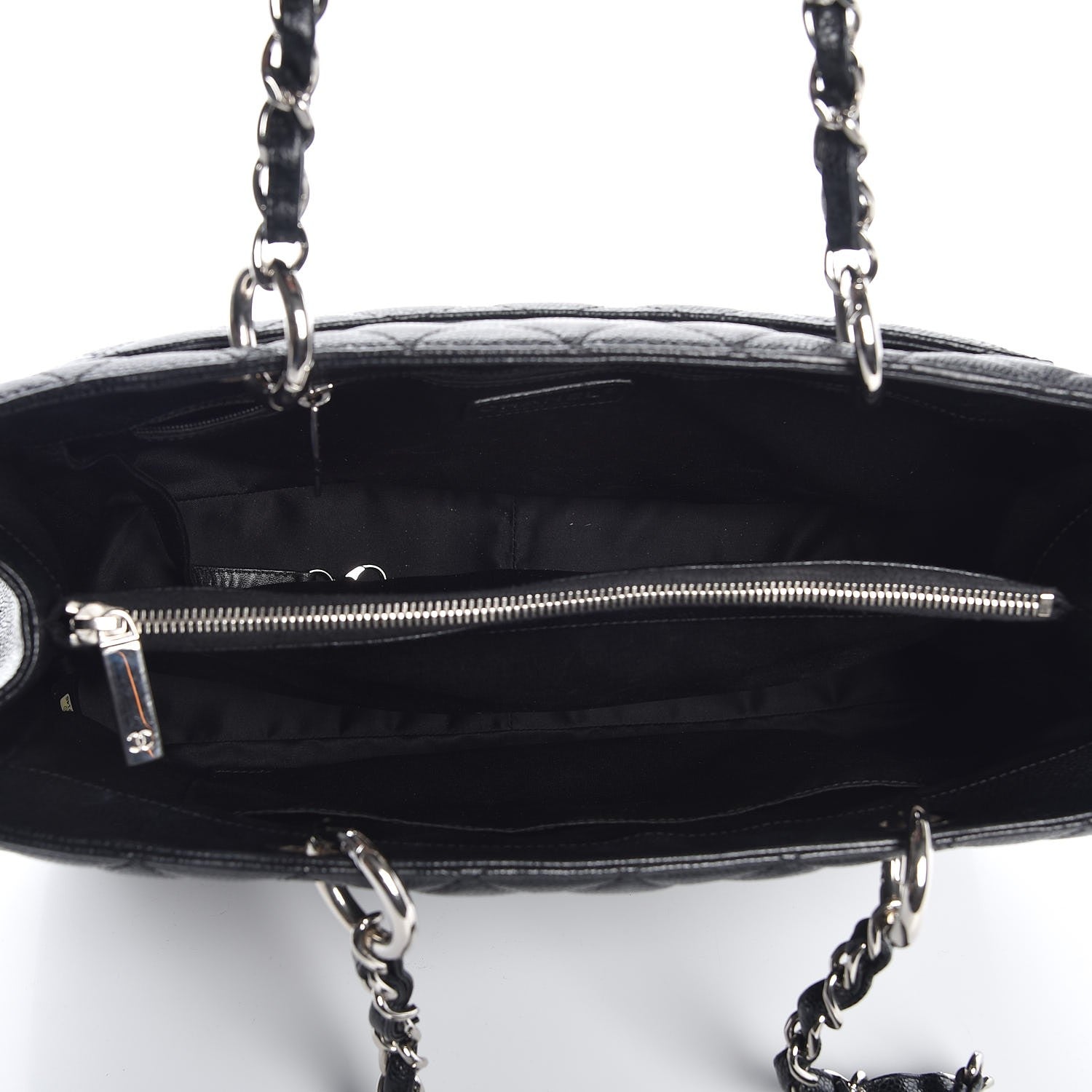 Chanel Caviar Quilted Grand Shopping Tote GST Black 5 of 7