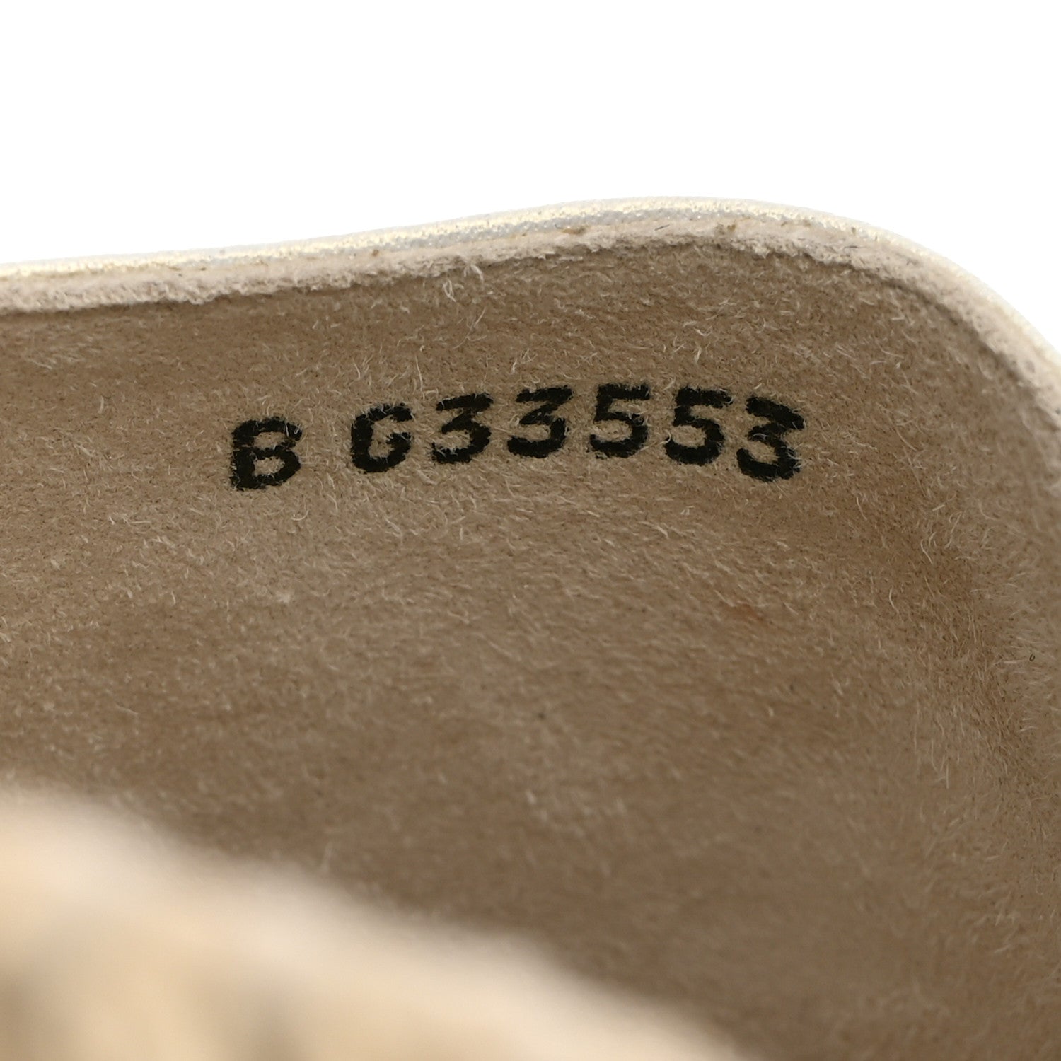 Chanel Iridescent Goatskin CC Espadrille Mules 40 Ivory Black 7 of 9