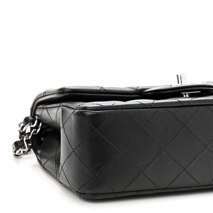 Chanel Lambskin Quilted Mini Rectangular Flap Black 9 of 10
