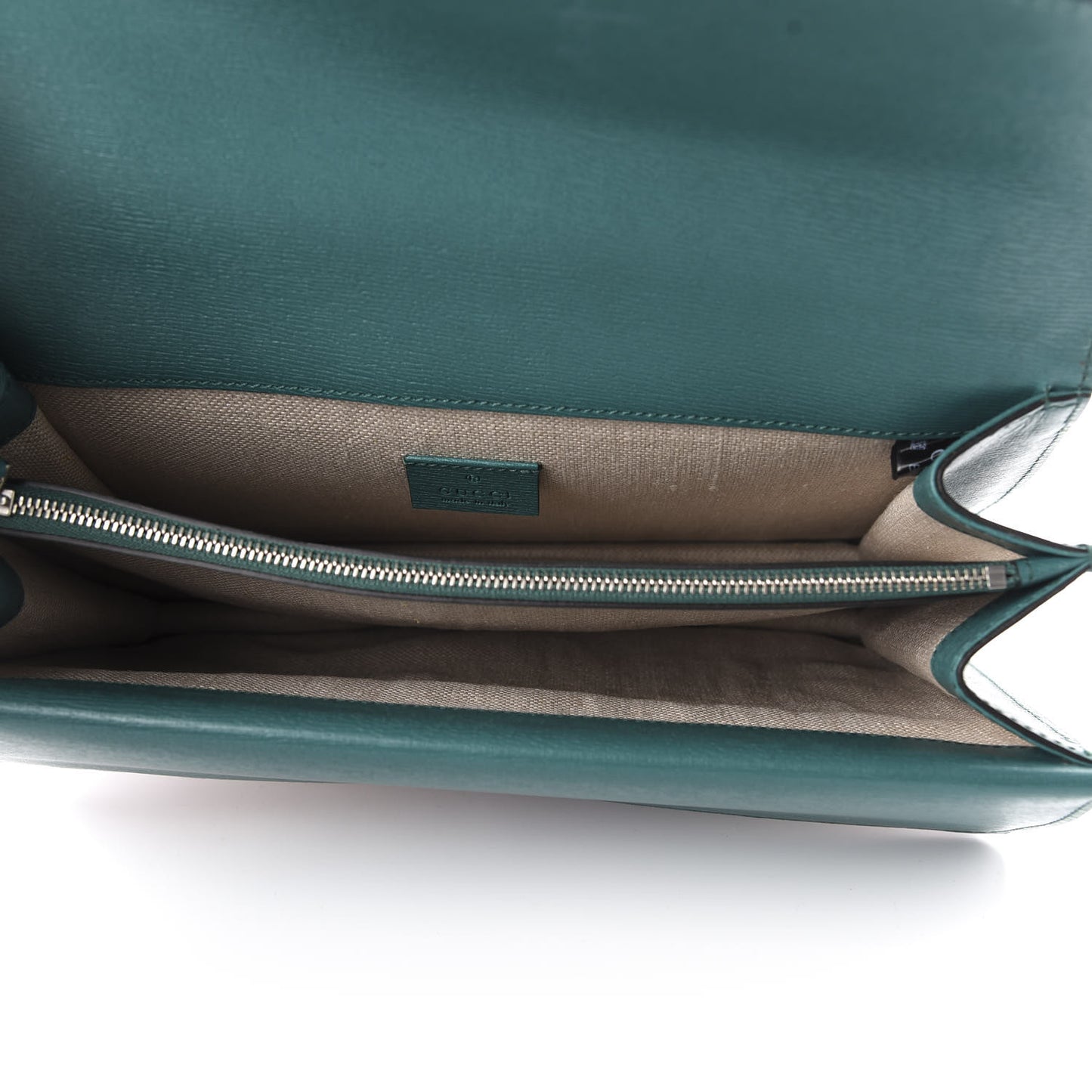 Calfskin Blooms Print Medium Dionysus Shoulder Bag Bright Emerald Multicolor