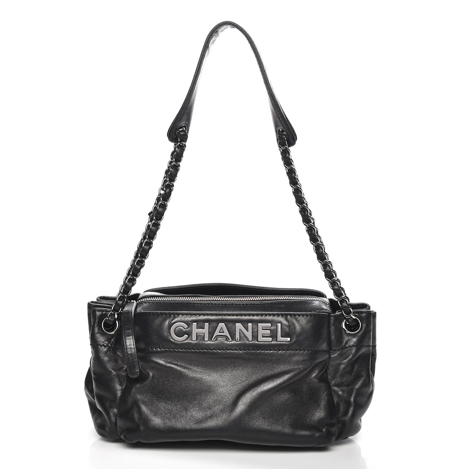 Chanel Lambskin Rock and Chic Shoulder Bag Black 1 of 9