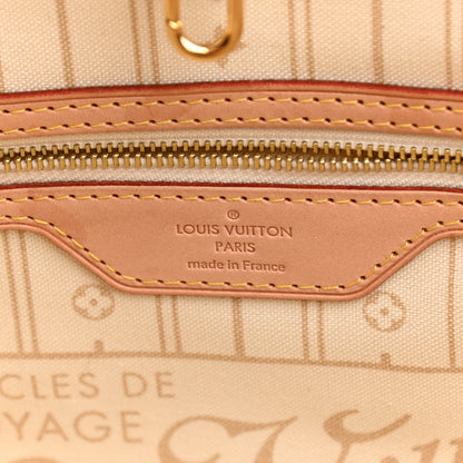 Louis Vuitton Damier Azur Neverfull MM 10 of 23
