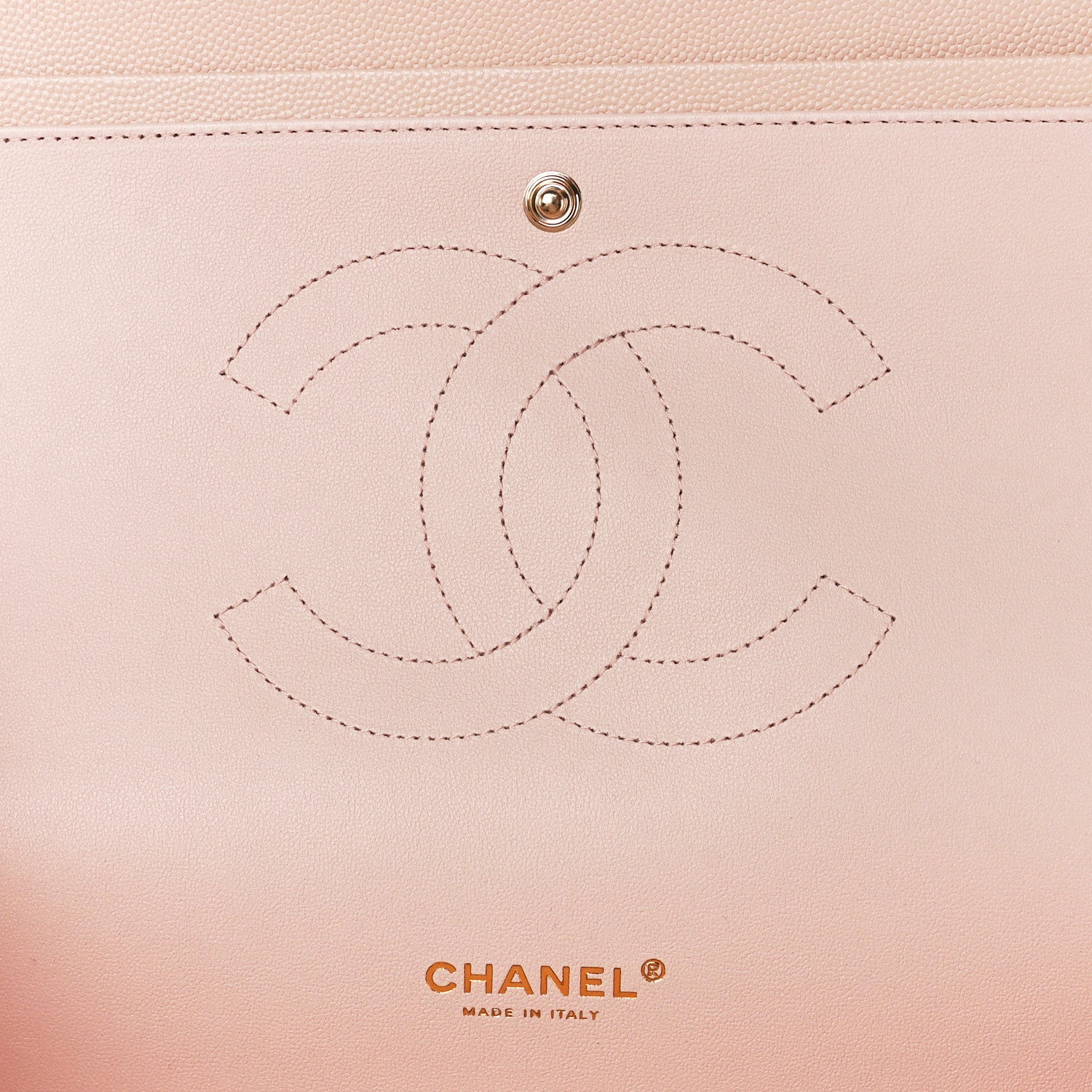 Chanel Caviar Quilted Maxi Double Flap Light Beige 6 of 11