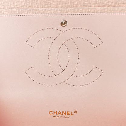 Chanel Caviar Quilted Maxi Double Flap Light Beige 6 of 11