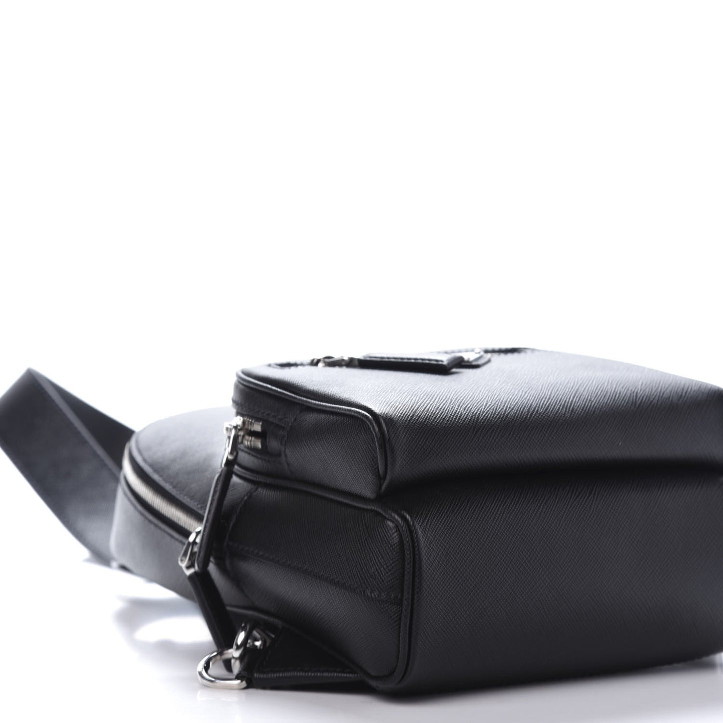 Saffiano Sling Backpack Black