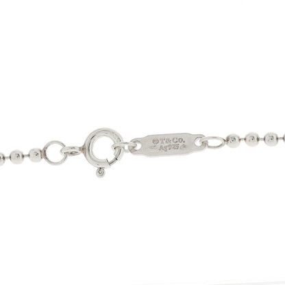 Tiffany Sterling Silver 1837 Makers Square Pendant Necklace 6 of 7