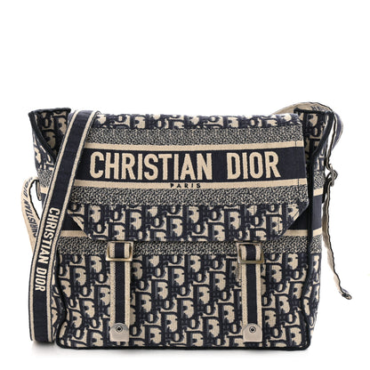 Christian Dior Oblique Medium Diorcamp Messenger Blue 1 of 16