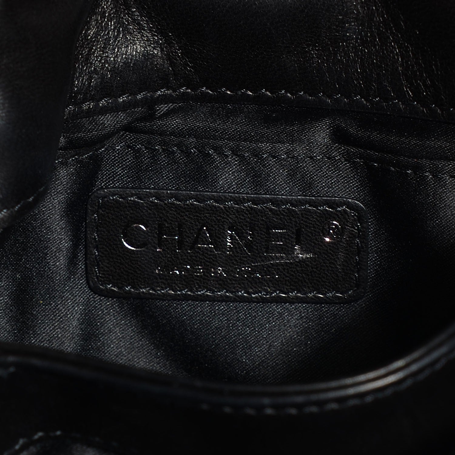 Chanel Lambskin Quilted Mini Chanel 3 Flap Black 7 of 10