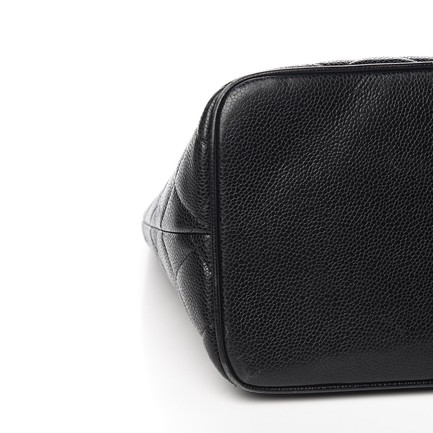 Caviar Quilted Medallion Tote Black