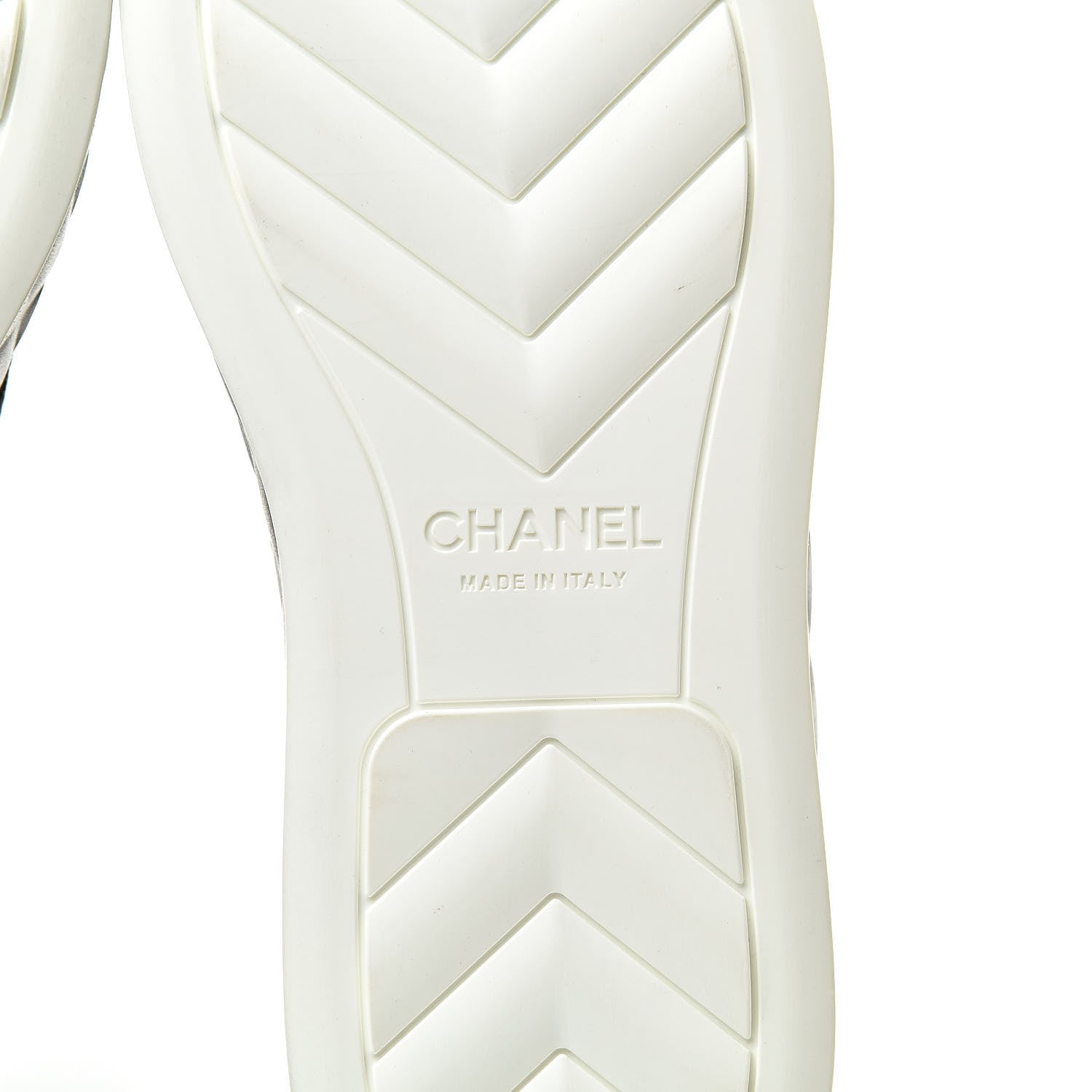 Chanel Canvas Quilted Cap Toe Sneakers 38 Black 6 of 8
