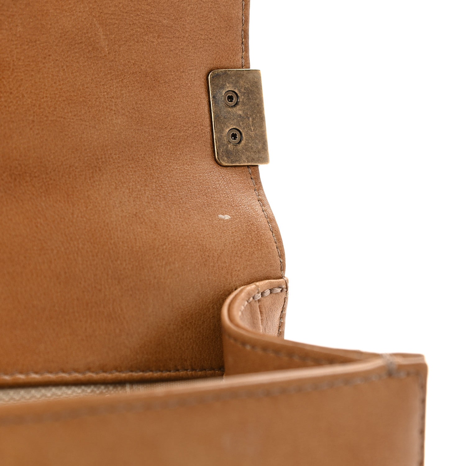 Chanel Calfskin New Medium Boy Flap Light Brown 8 of 13