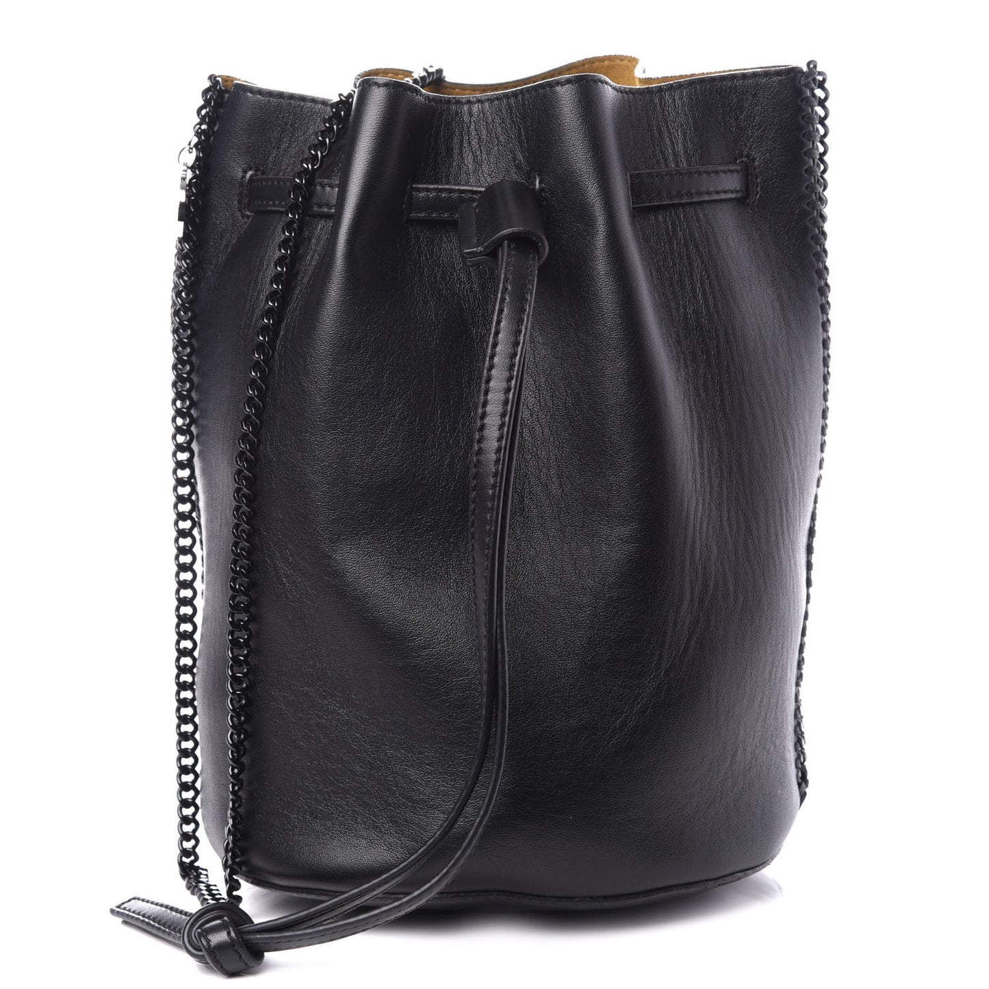 Eco Alter Nappa Falabella Bucket Bag Black