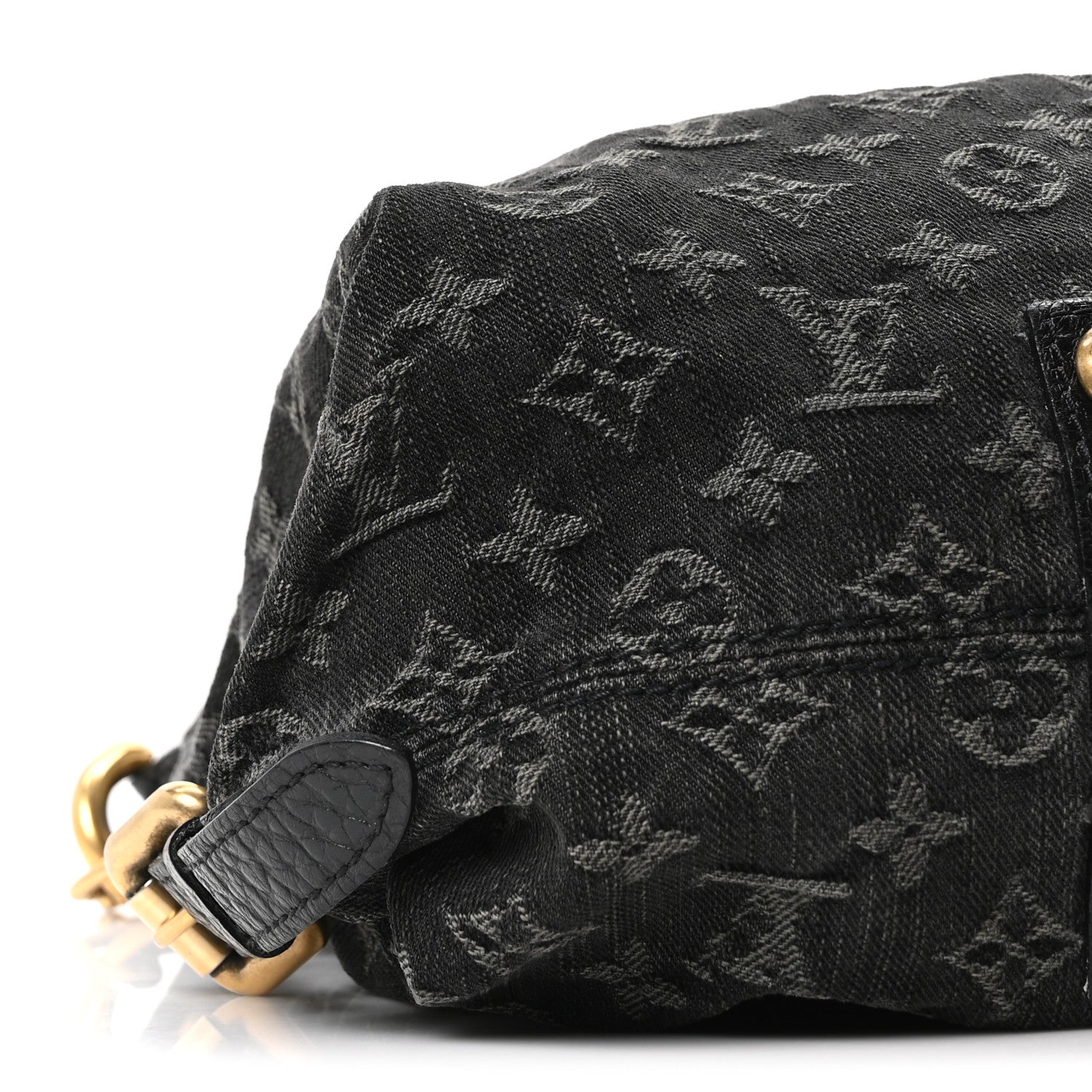 Louis Vuitton Denim Neo Cabby MM Black 8 of 9