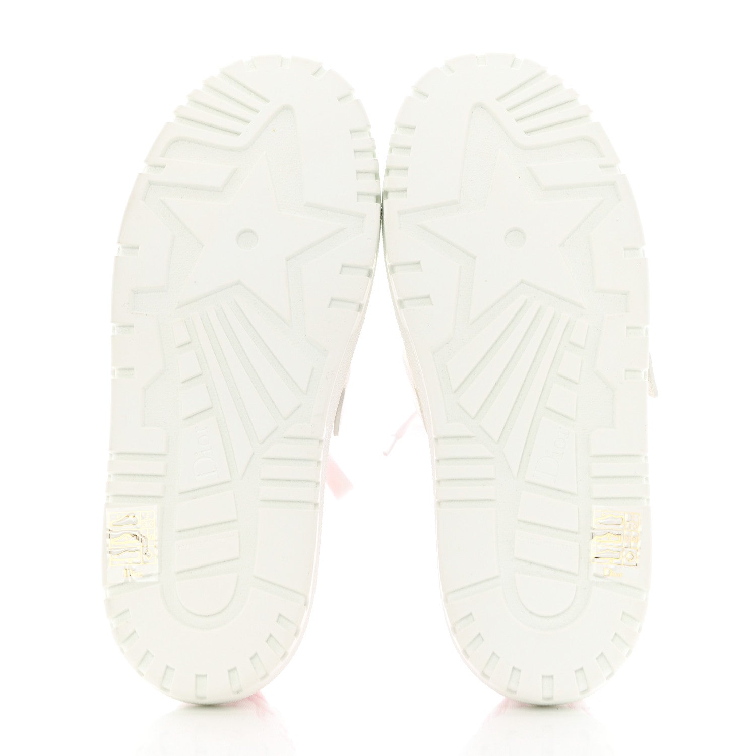 Christian Dior Nylon Mesh Dior-ID Platform Sneakers 37.5 White Pink 5 of 7