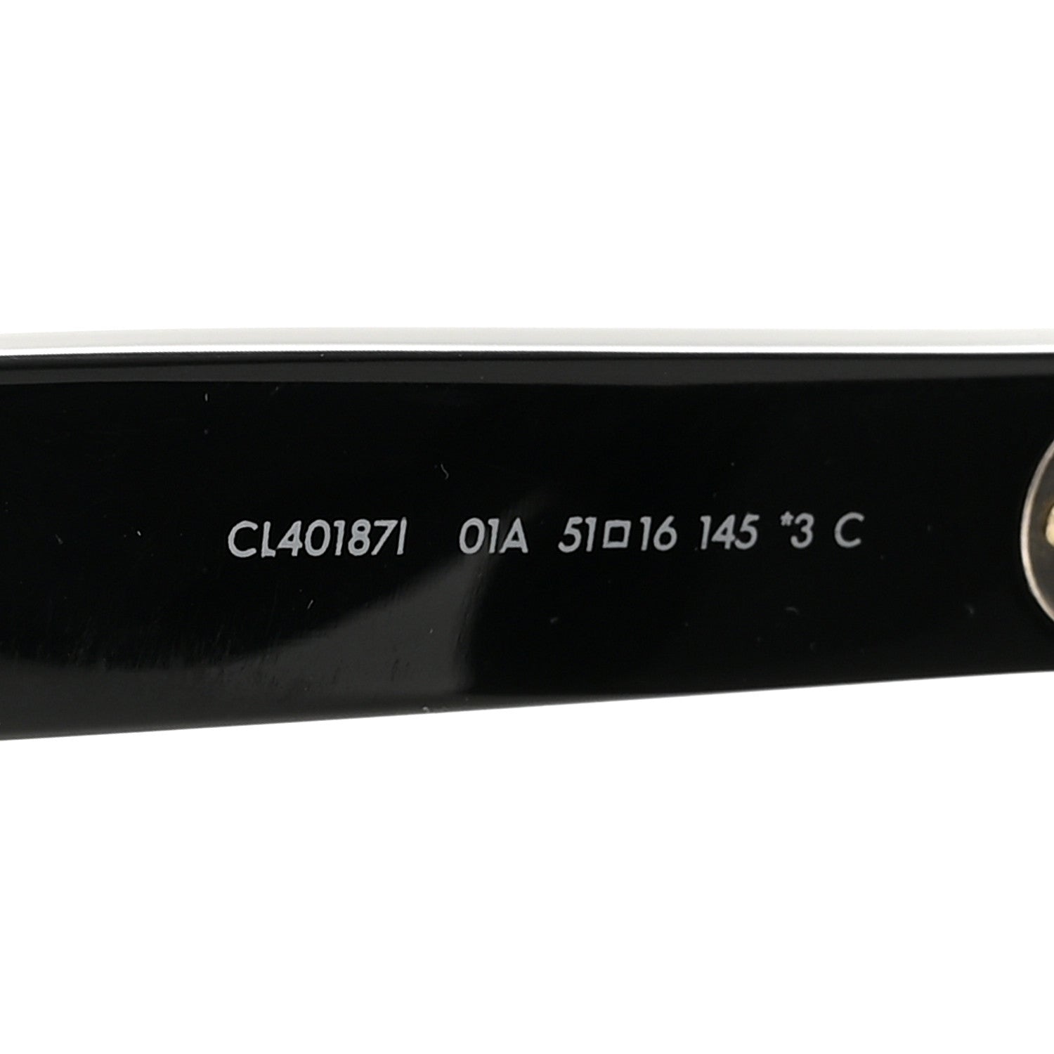 Celine Acetate Cat Eye Sunglasses CL40187I Black 6 of 7