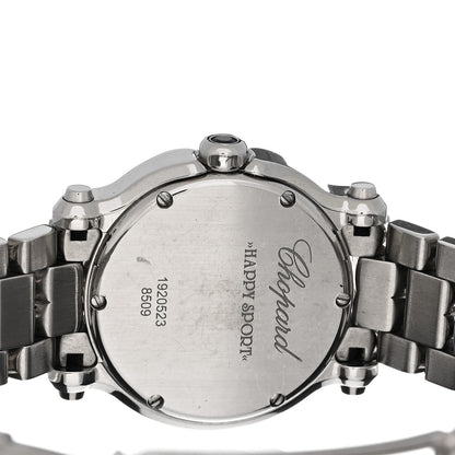 Chopard Stainless Steel Diamond Bezel 30mm Happy Sport Quartz Watch 4 of 4