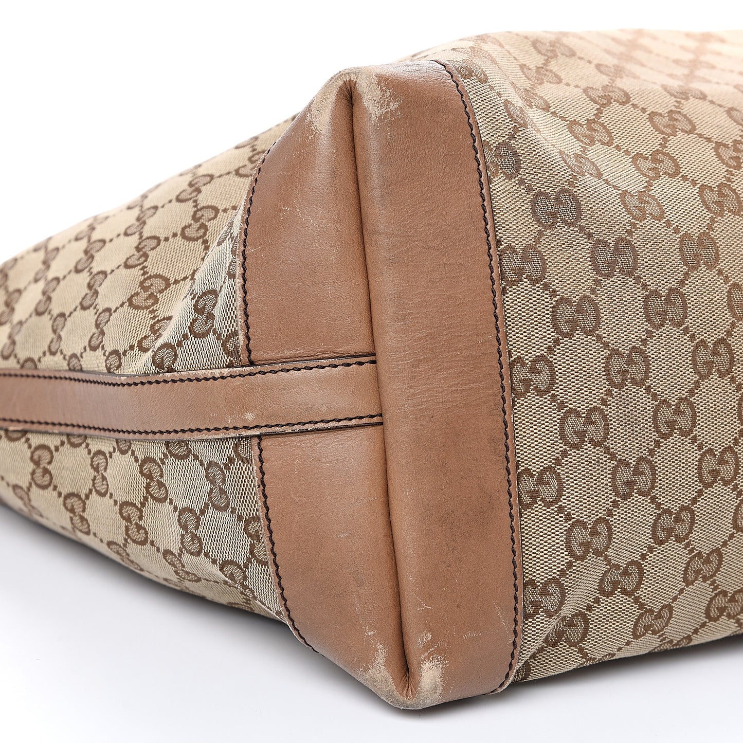 Monogram Large Craft Tote Light Brown