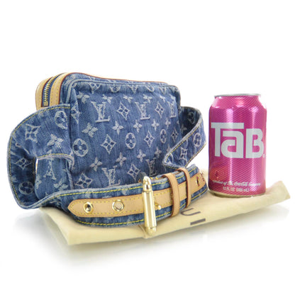 Louis Vuitton Monogram Denim Bum Bag Blue 3 of 7