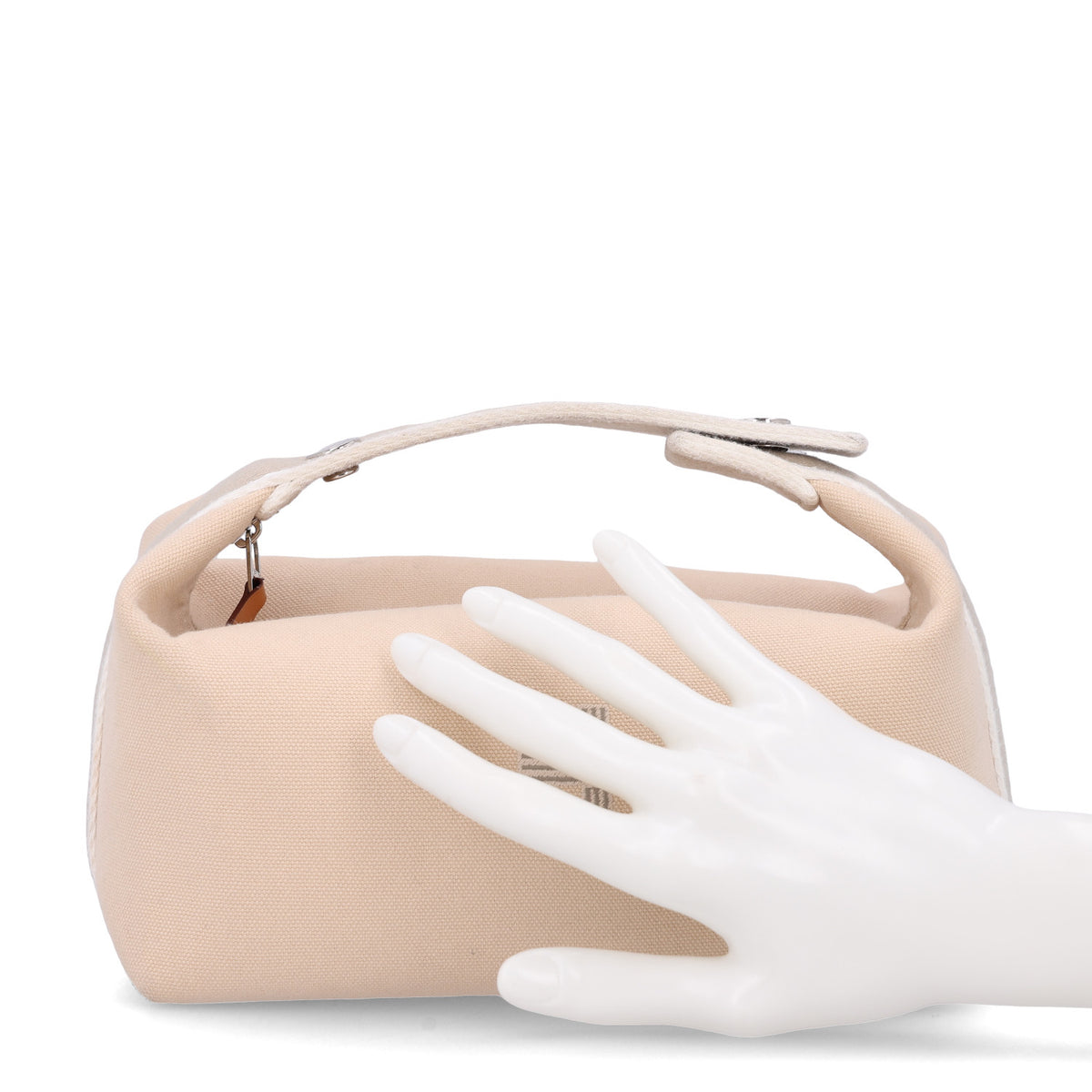 Hermes Canvas Small Bride-A-Brac Pouch Natural 2 of 9