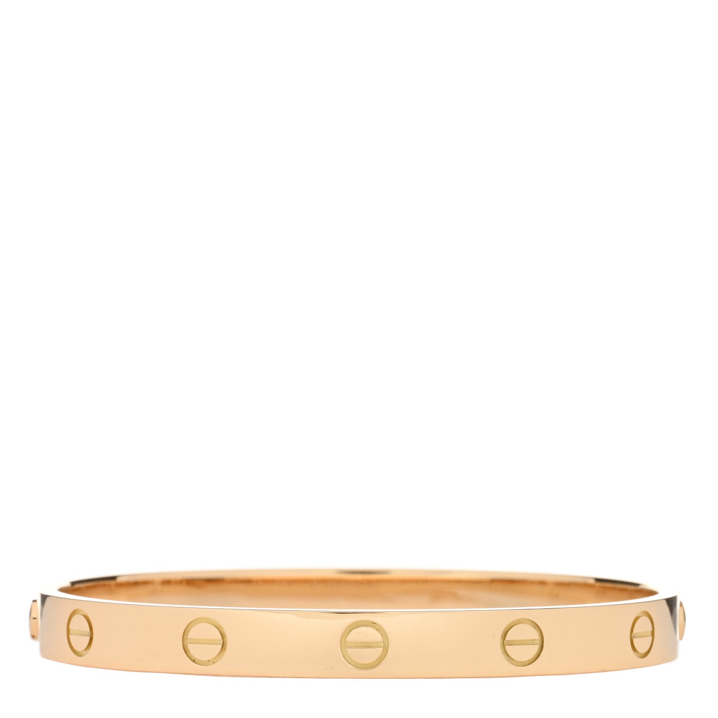 18K Yellow Gold LOVE Bracelet 17