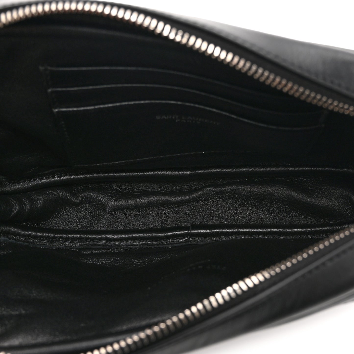 Calfskin Matelasse Monogram Mini Lou Camera Bag Black