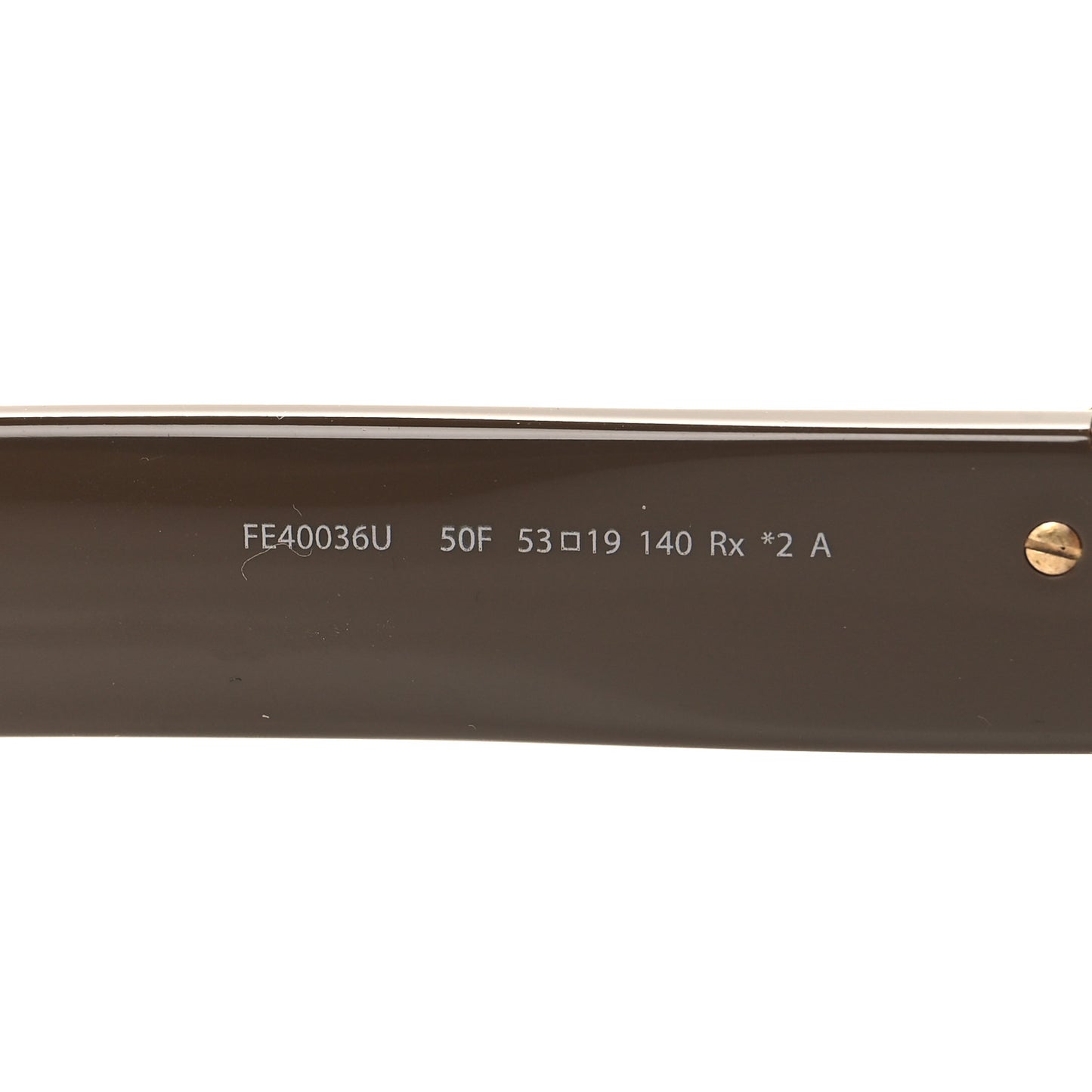 Acetate Square Sunglasses FE40036U Brown