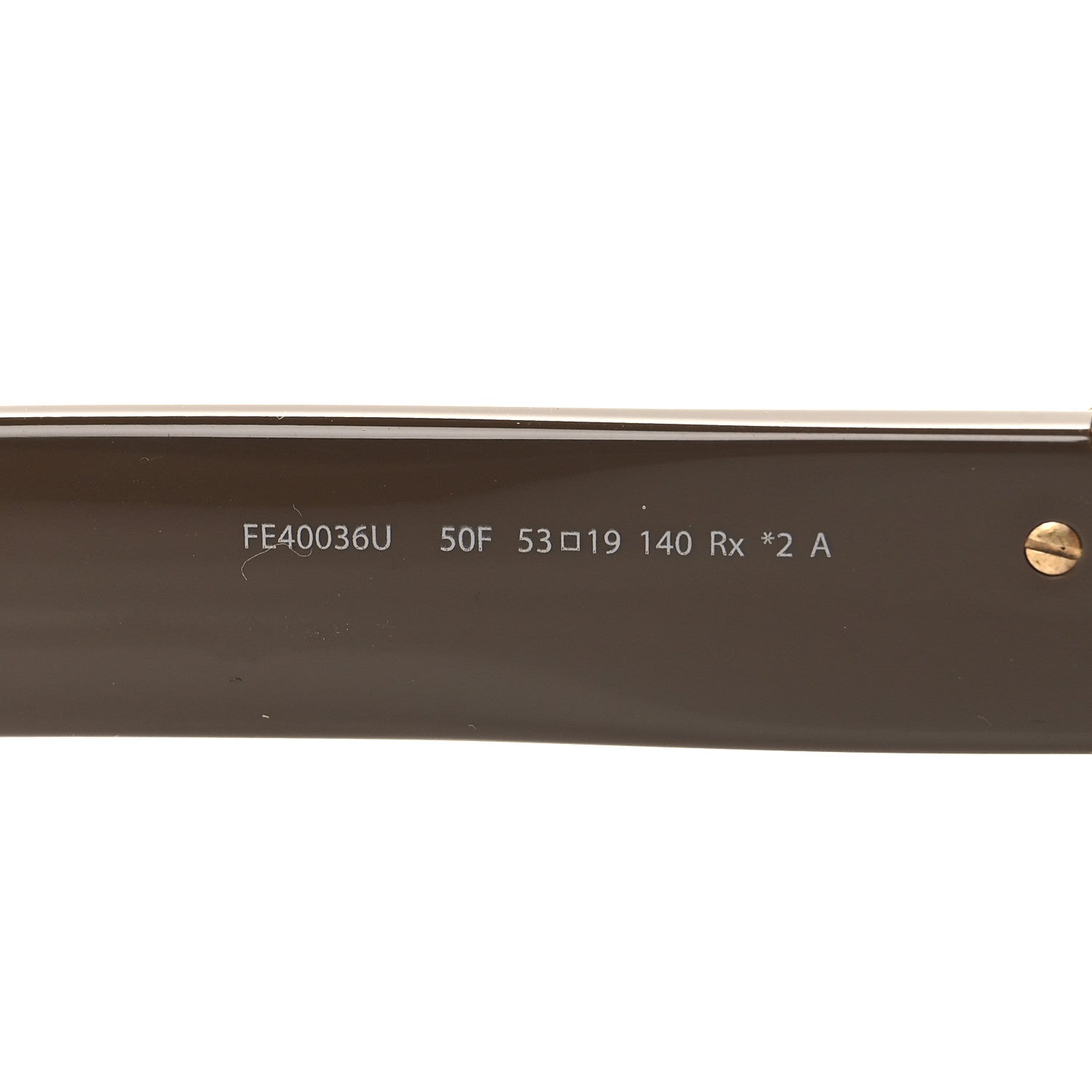 Fendi Acetate Square Sunglasses FE40036U Brown 6 of 7