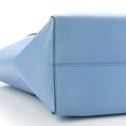 Gucci Dollar Calfskin Medium Swing Tote Mineral Blue 7 of 11