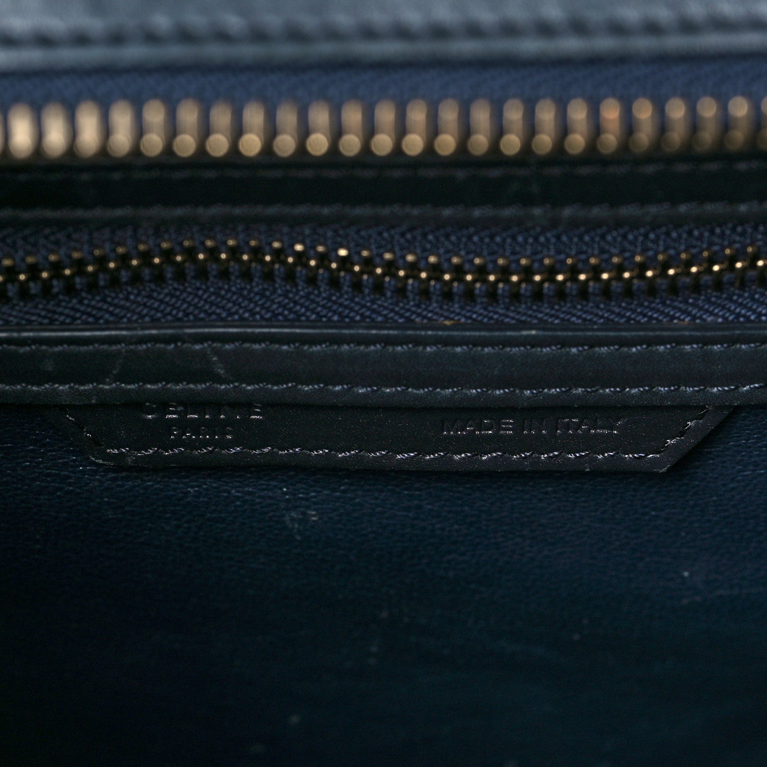 Celine Nubuck Smooth Calfskin Mini Tri-Color Luggage Bright Blue 5 of 12