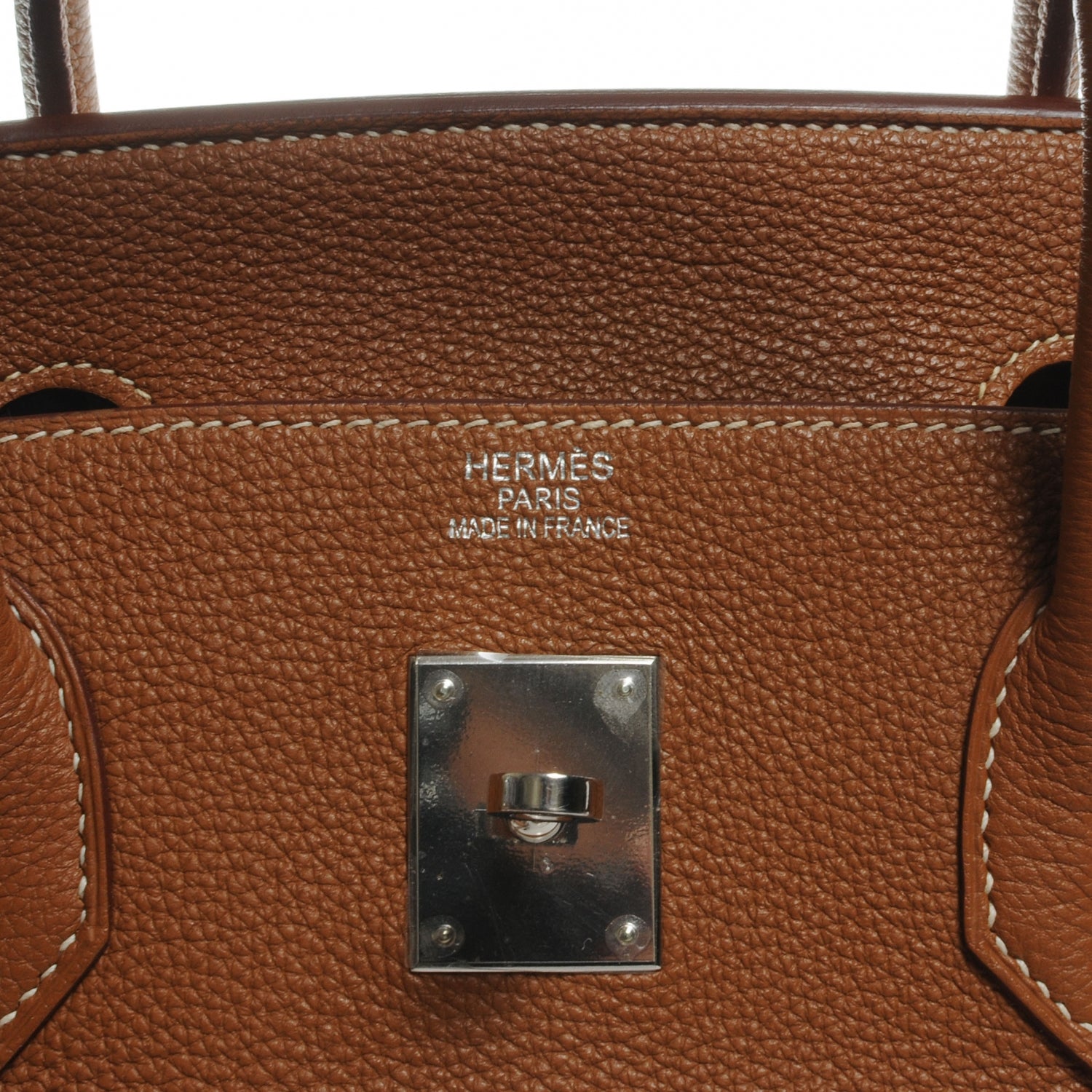 Hermes Taurillon Clemence Birkin 40 Gold 7 of 10