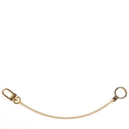 Louis Vuitton Metal Pochette Extender Key Ring Chain Gold 1 of 5
