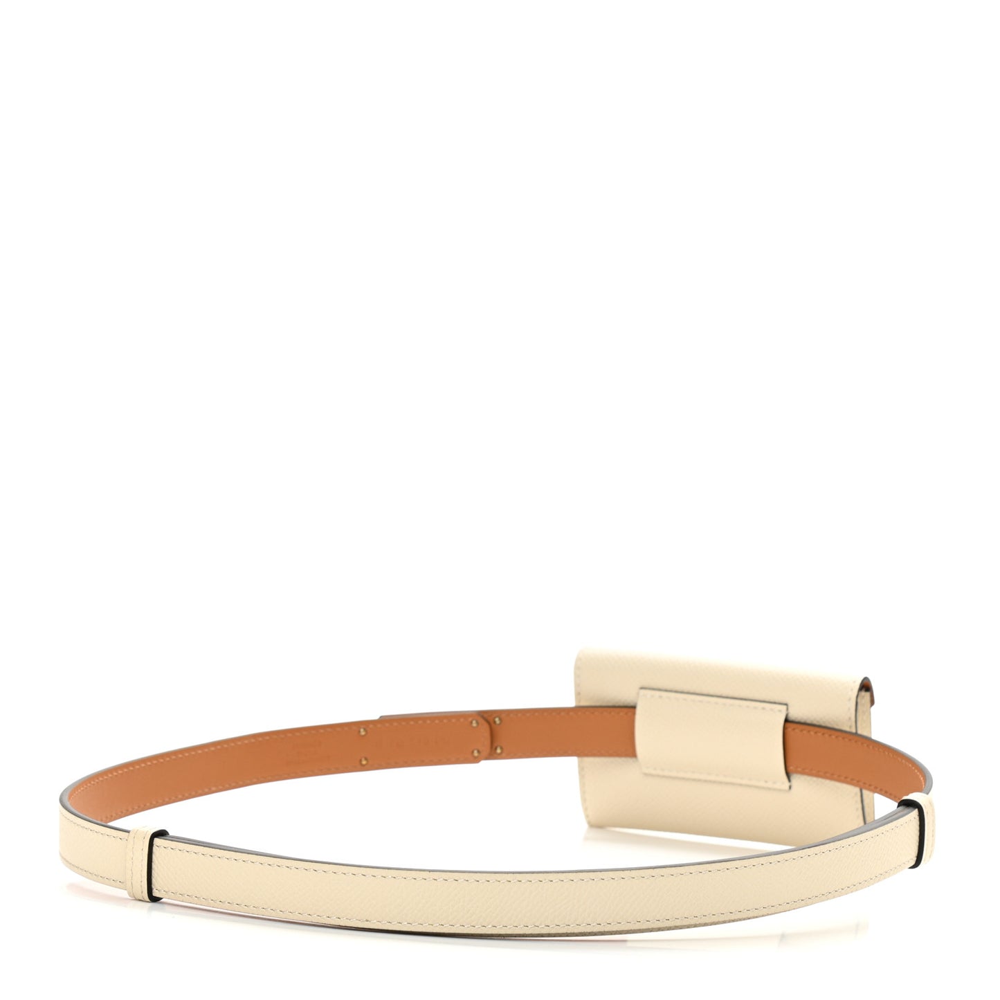 Epsom Kelly Pocket Belt Craie