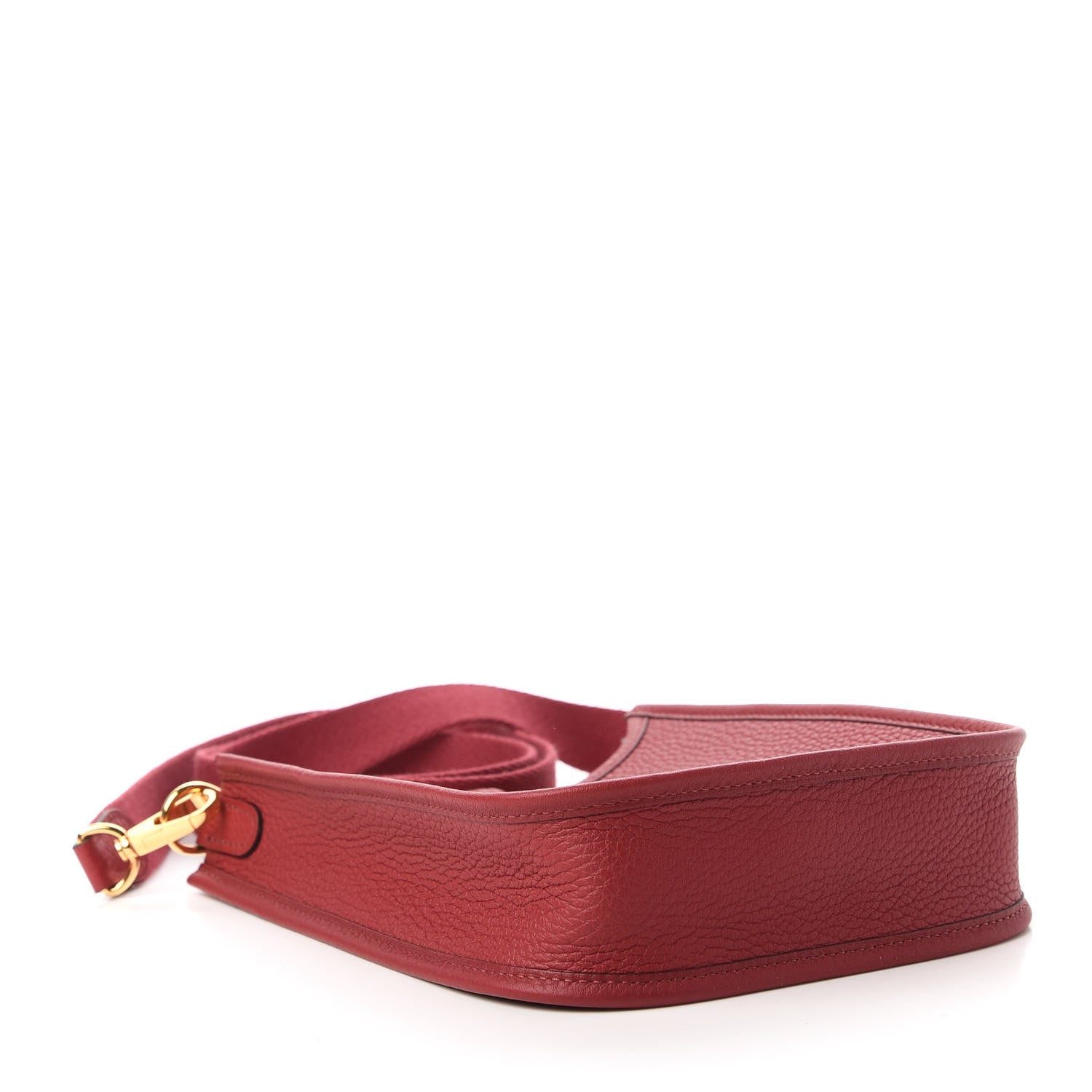 Hermes Taurillon Clemence Evelyne TPM Rouge Grenat 4 of 10