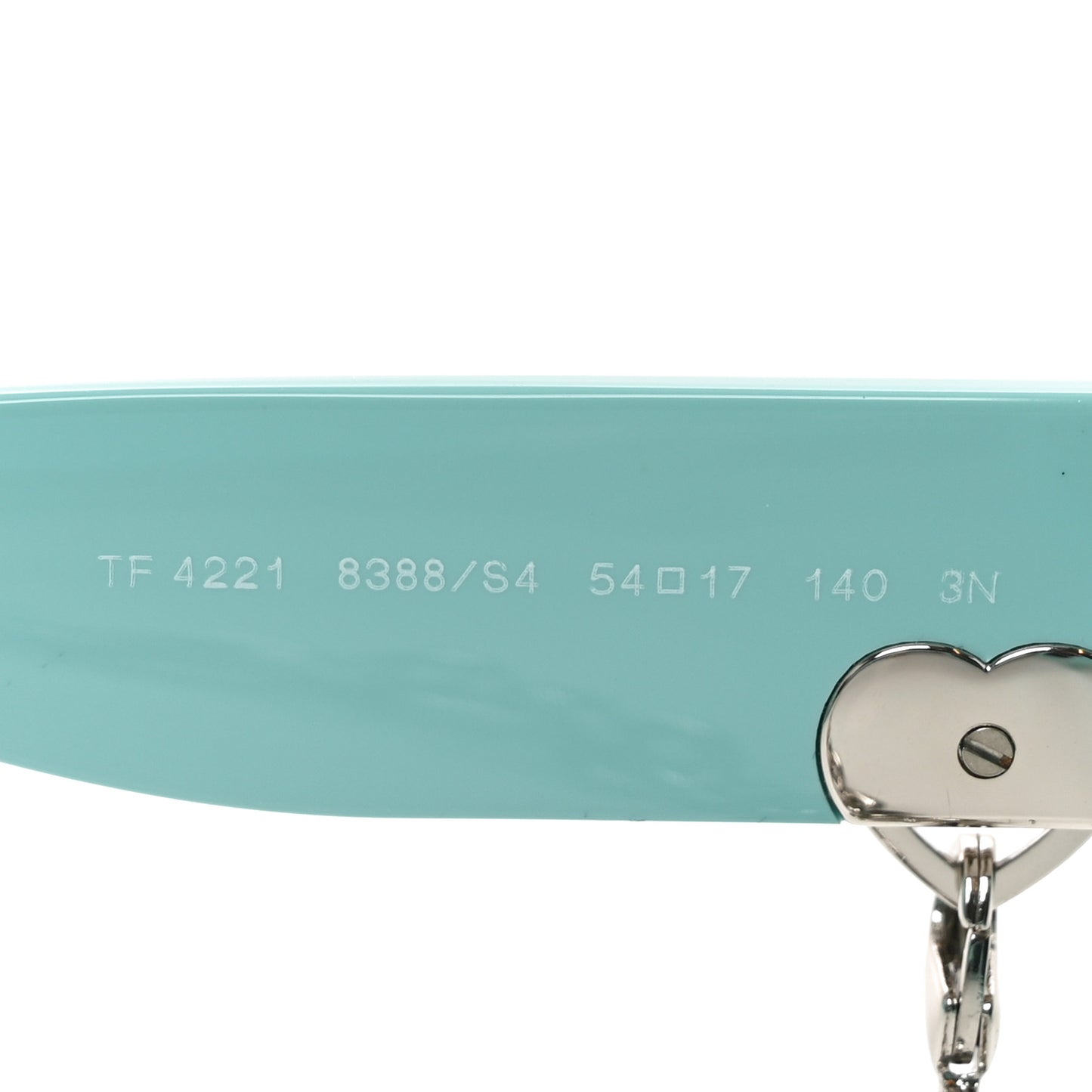 Acetate Return to Tiffany Oval Sunglasses TF 4221 Tiffany Blue Dark Gray