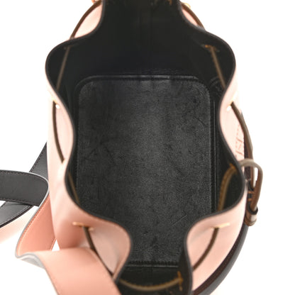 Fendi Vitello Grace F is Fendi Stamp Patch Perforated Small Mon Tresor Bucket Bag Rosa Bourbon 5 of 7
