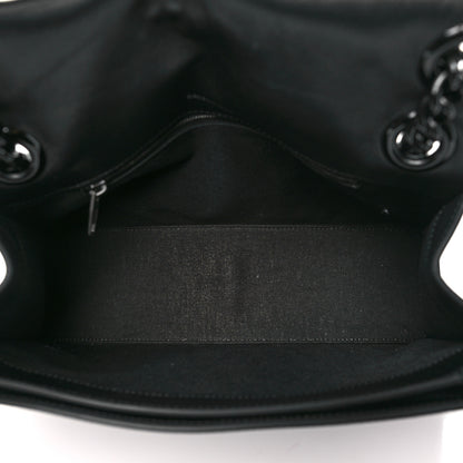 Balenciaga Crushed Calfskin Monochrome Medium Crush Chain Bag Black 5 of 10